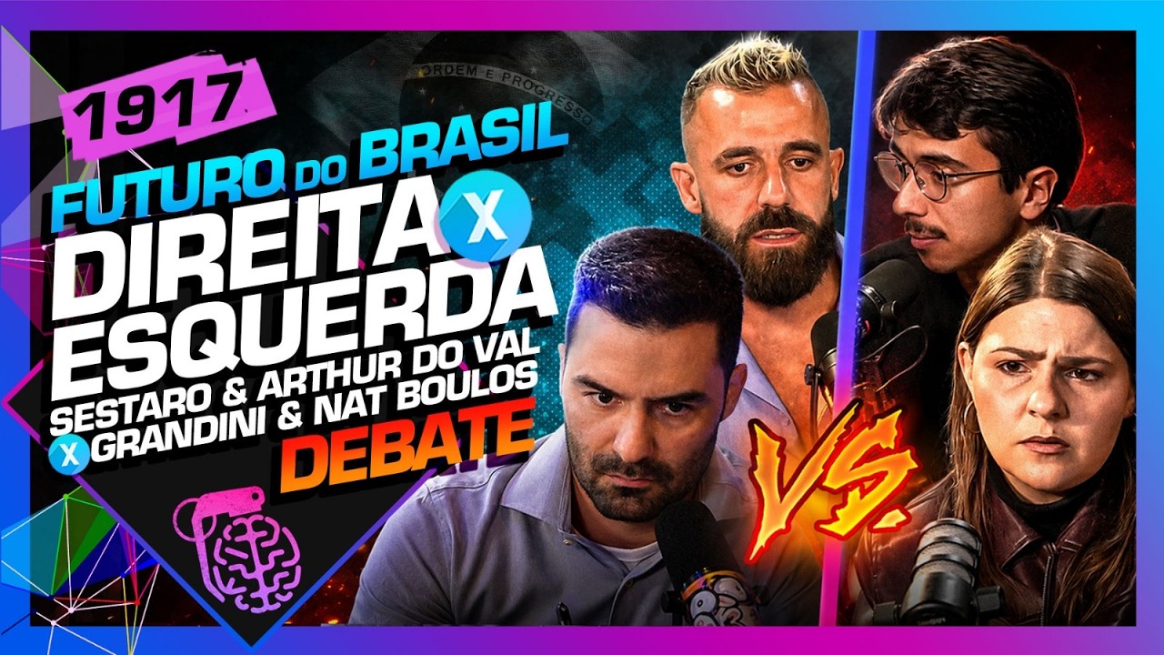 DEBATE: O FUTURO DO BRASIL - ESQUERDA X DIREITA - Inteligência Ltda. Podcast #1917