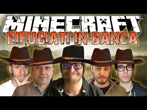 RIFUGIATI IN BANCA - Minecraft BLOCKING DEAD ITA W/ErenBlaze JacoRollo Tech4Play Metano007