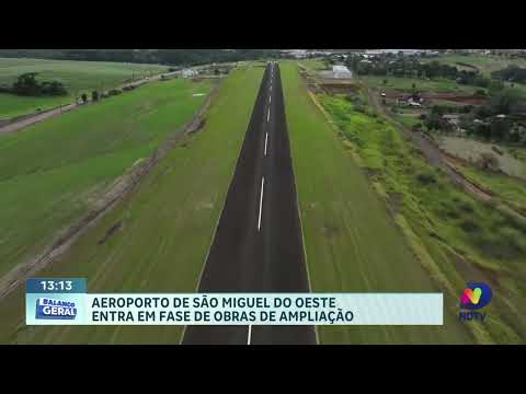Aeroporto de São Miguel do Oeste será interditado