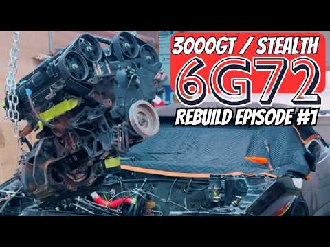 Dodge Stealth / 3000GT 6G72 DOHC Rebuild Ep 1 - Remove Engine
