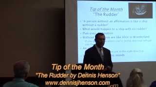 Tip of the Month "The Rudder by Dennis Henson"