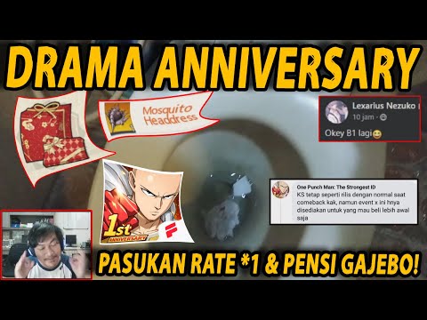 🔥🔥DRAMA ANNIVERSARY PERTAMA OPM [PLAYER RATE *1 MERONTA RONTA] - ONE PUNCH MAN:The Strongest