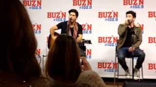 Dan + Shay - First Time Feeling live at the BUZN studio, Minneapolis