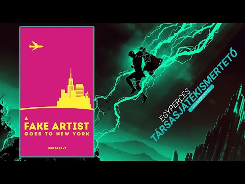 #219. A Fake Artist goes to New York | Egyperces társasjátékismertető - Game-Obscura