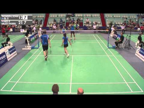 Group Stage (XD) - Thomsen / Johannesdottir vs Kruijt / Wijers - ECC2015