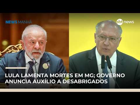 Governo promete R$ 800 por desabrigado após tragédia em Minas | #NewsManhã