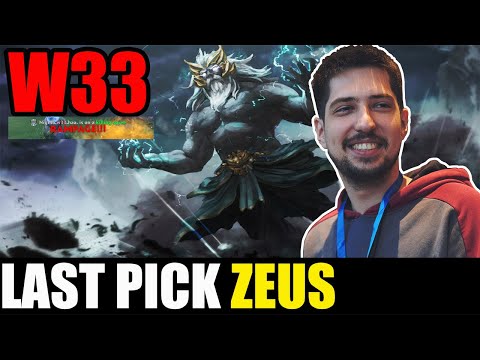 W33 - Zeus Immortal Pro Gameplay  Dota 2