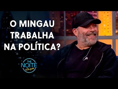 Além de baixista da banda Tren, o Mingau também é político? | The Noite (03/06/22)