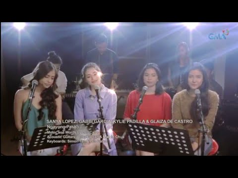 Ngayung Pasko : edited by Memmy's ( Glaiza de castro , Kylie Padilla , Gabbi Garcia , Sanya lopez .