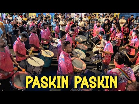 Paskin Paskin Marathi Song | Thanyacha Saptasur Musical Circle | Banjo Party | Ganpati Aagman 2025