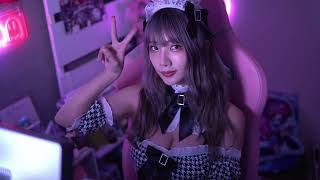 FANTIAでしか着ない可愛すぎる服を着るゆのしー  #twitch #tiktok #live #yunocy #コスプレ #メイド  #shorts
