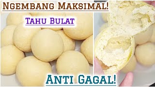 Bongkar Rahasia Pedagang Mudah &amp; Murah! Resep Tahu Bulat Kopong Anti Gagal, Anti Kempes || Coba Aja!