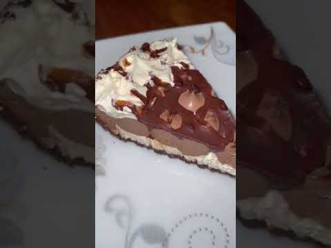 Yummy chocolate pie.