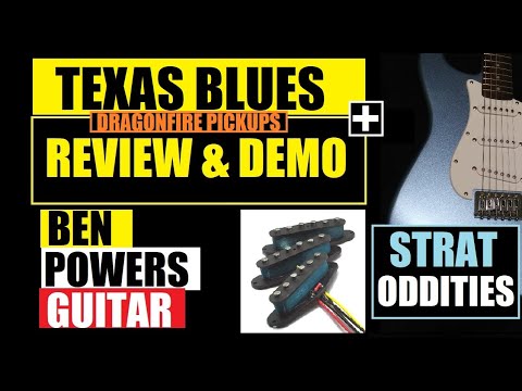 DRAGONFIRE TEXAS BLUES Pickups Upgrade & Demo - Squier Bullet Strat Oddities