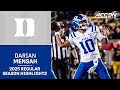 Darian Mensah 2025 Regular Season Highlights Duke QB