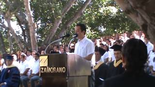 preview picture of video 'Discurso de Graduacion Escuela Agricola Panamericana Zamorano Clase ZELTA 2011'