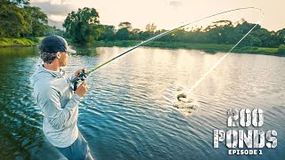 I'm Fishing 200 PONDS For Bass! (200 Ponds Ep. 1)