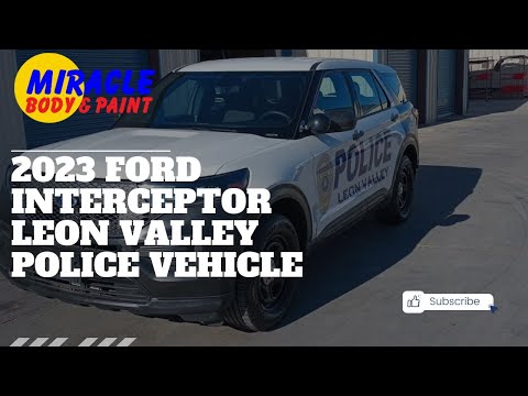 Thumbnail for 2023 Ford Interceptor Leon Valley Police Vehicle by Ford Interceptor