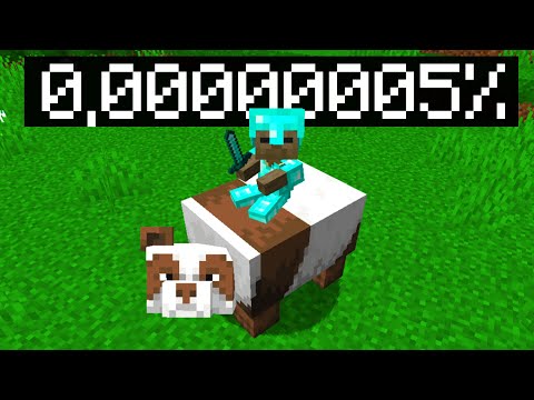 LE 20 COSE PIÙ RARE DI MINECRAFT ITA