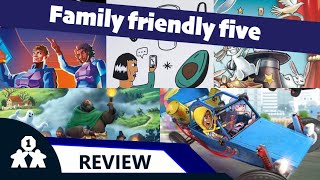 Ranking five family friendly games
