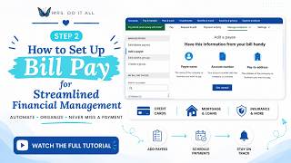 Step 2: How to Set Up Bill Pay for Streamlined Financial Management