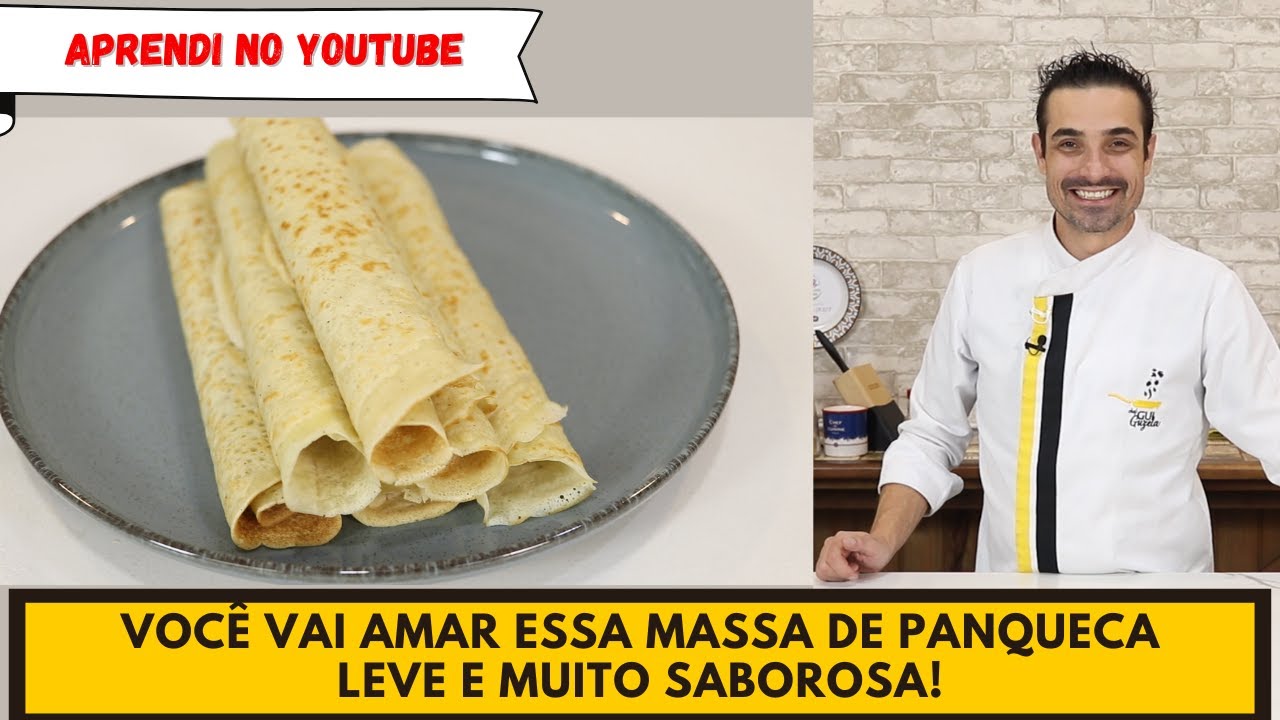 MASSA DE PANQUECA ESPECIAL, APRENDI AQUI NO YOUTUBE
