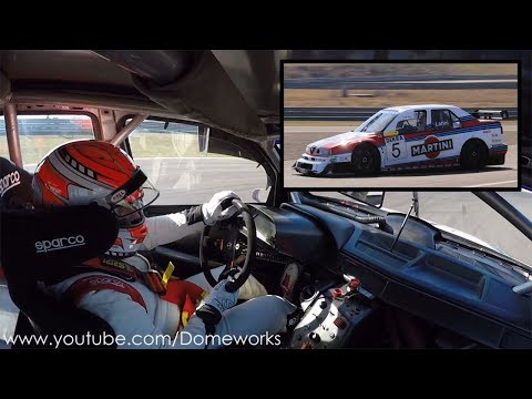 CRAZY ALFA ROMEO 155 V6 TI DTM ONBOARD 25 MIN PURE SOUND & ACTION!!