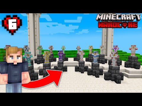 Collecting EVERY NEW Armor Set In Hardcore Minecraft 1.20!