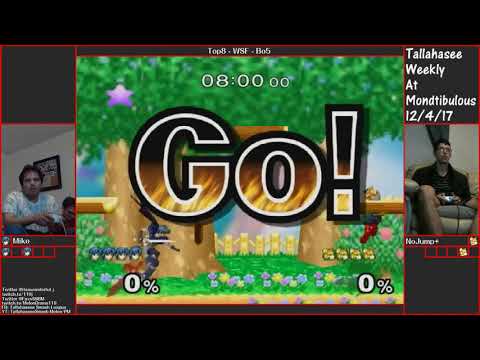 Mondtibulous12/4 - MeleeSingles - Mike (Marth) Vs. NoJump+ (Fox) - WSF