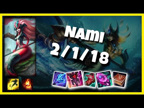 Nami Challenger Gameplay S11 Replay 10.25 Support (2/1/18) - NA