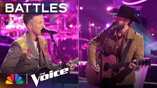 Jake Tankersley and Brad Sample Are the Perfect Duo Singing &quot;Stuck On You&quot; | The Voice Battles | NBC
