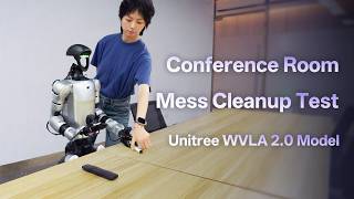 Conference Room Mess Cleanup Test: Unitree WVLA 2.0 Model🎉