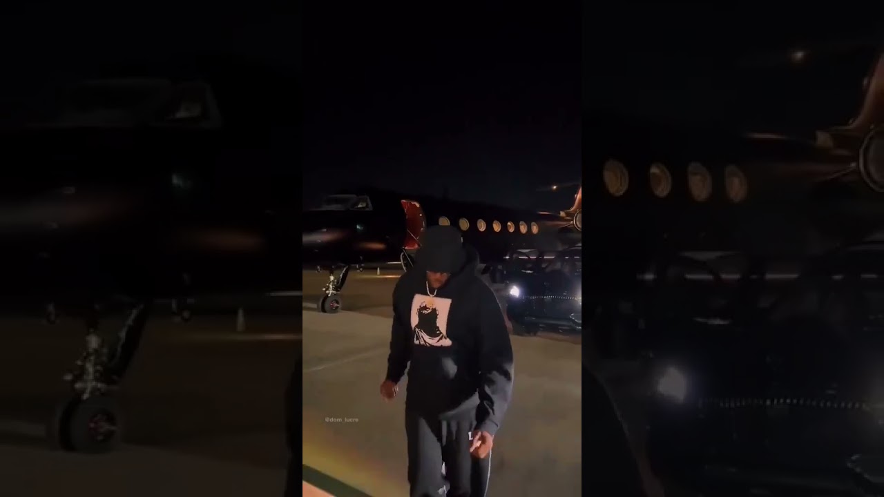 Here is footage of Sean Diddy Combs exiting his private jet that is resurfacing online