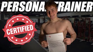 I AM A CERTIFIED PERSONAL TRAINER! | How To Achieve Your Goals
