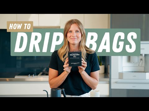Part of a video titled How to Use Drip Coffee Bags - YouTube