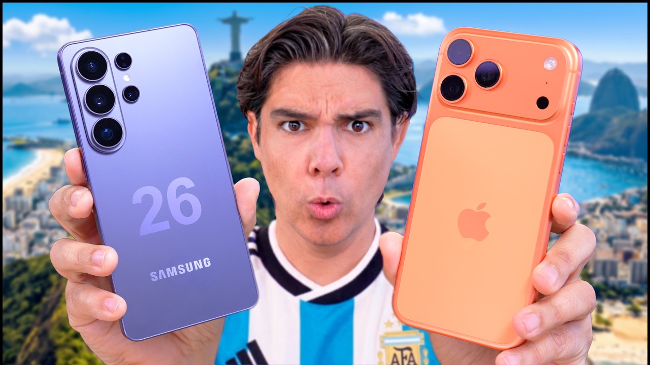QUEDÓ RETRATADO!!!!!!! Samsung S26 o iPhone 17
