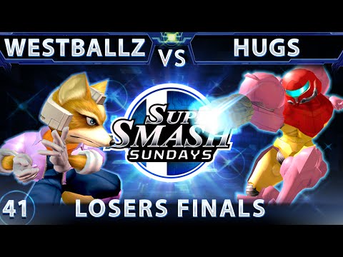 SSS 41 - Tempo Westballz (Fox) Vs. HugS (Samus) SSBM Losers Finals - Smash Melee