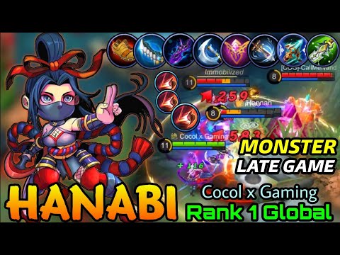 Hanabi the Real Late Game Monster!! - Top 1 Global Hanabi by Cocol x Gaming - Mobile Legends