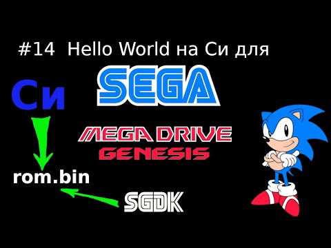 Создание игры для SEGA Mega Drive / Genesis - Hello World на языке Си и все про плоскости графики