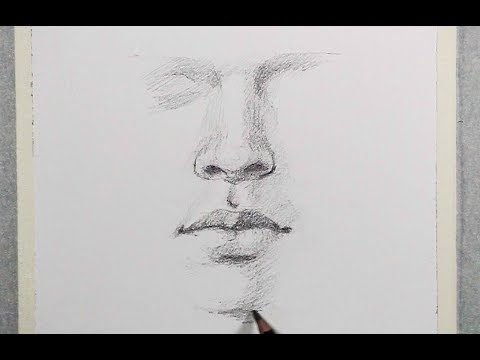 Mountains and Pine Tress Watercolor Pencil Landscape Drawing | steps to follow