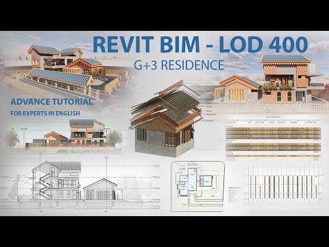 Master Revit BIM with a Complete Residential Villa Design Project Start to Finish