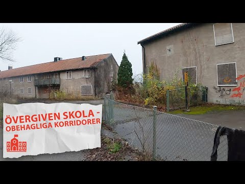 Inuti en kuslig övergiven SKOLA i Sverige