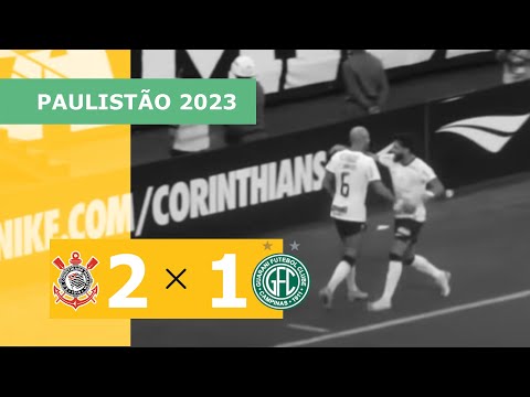 Corinthians 2 x 1 Guarani - Gols - 24/01 | Campeonato Paulista 2023