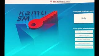 Kamu Sm kart işlemleri