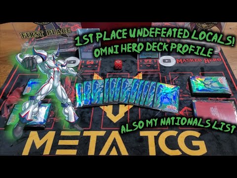 Yu-Gi-Oh! OTS Locals 1st Place Undefeated Omni Hero Deck Profile!! This was Also My Nationals List!