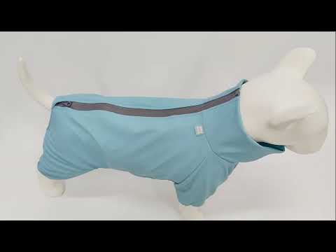 Дождевик для собак WAUDOG Clothes, водонепроницаемый, M47, В 69-72 см, С 47-50 см, серый - фото 1 - id-p2747459486