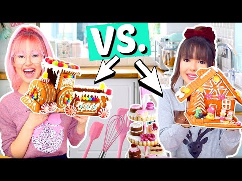 Lebkuchenhaus vs. Lebkucheneisenbahn 😝 BFF BATTLE | ViktoriaSarina
