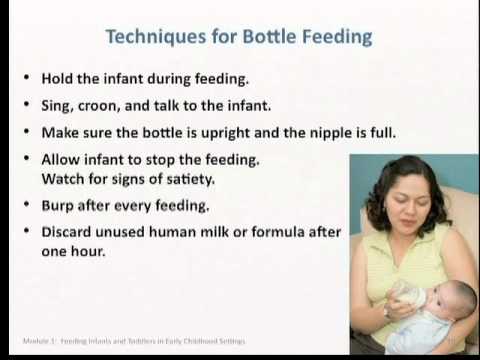 Building A Healthy Start, Module 1: Feeding Infants