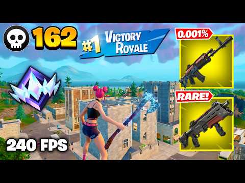 162 Elimination "RANKED RELOAD” Gameplay Wins (Fortnite Chapter 7 Keyboard & Mouse)