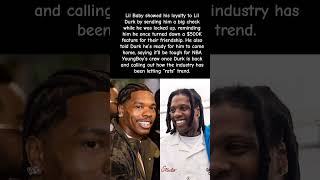 Lil Baby Sends HUGE Check to Lil Durk in Jail &amp; Sends Warning to YB! #lilbaby #lildurk